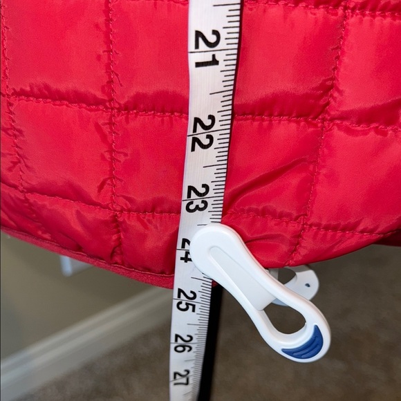 Olsen Europe Quilted Vest Red Sporty Design Classy Women's Size 10 - Picture 14 of 16